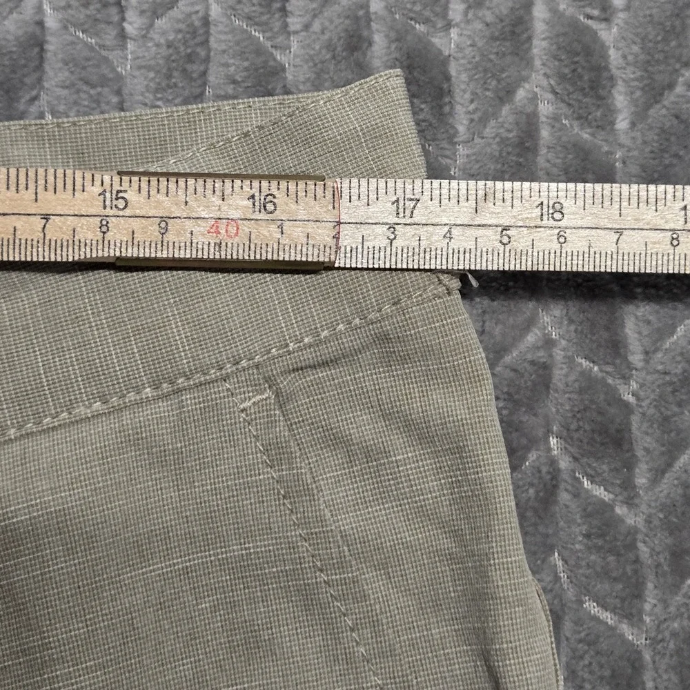 RVCA Mens Size 33 Khaki Hybrid Dual Purpose Trunks Walk shorts Tan Stretch